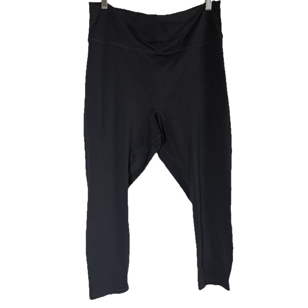 Fabletics Motion 365 Black High-Waisted Leggings Womens Size 1X Stretch Athletic - Picture 1 of 12